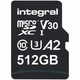 Integral Professional High Speed memorijska kartica 512 GB, 180 MB/s, V30, UHS-I, U3 + SD adapter