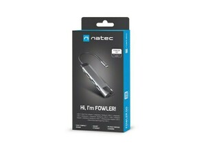 NATEC Multiport Fowler Go USB -c -&gt; Hub USB