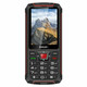 EVOLVEO StrongPhone W4, vodootporni izdržljivi Dual SIM telefon, crno-crveni