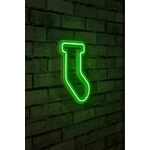 Ukrasna plastična LED rasvjeta, Socks - Green