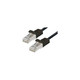 Transmedia CAT6a SFTP Patch Cable 2m black TRN-TI27-2L