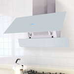 vidaXL Kuhinjska Napa sa Zaslonom Osjetljivim na Dodir 900 mm Bijela