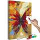 Slika za samostalno slikanje - Multicolored Butterfly 40x60