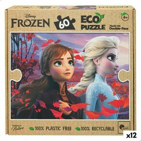 Dječje Puzzle Frozen Dvostrano 60 Dijelovi 70 x 1