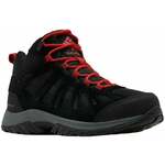 Columbia Men's Redmond III Mid Waterproof Shoe Black/Mountain Red 41,5 Moške outdoor cipele