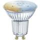 LEDVANCE 4058075729162 LED Energetska učinkovitost 2021 F (A - G) GU10 reflektor 4.7 W = 50 W toplo bijela do hladno bijela (Ø x V) 50 mm x 50 mm 1 St.