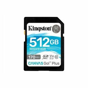 Kingston 512 GB SecureDigital Canvas Go! Plus (SDXC) kartica