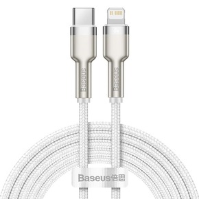 USB-C kabel za Lightning Baseus Cafule PD 20W 2m (bijeli)