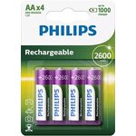 Baterija PHILIPS Rechargeables R6B4B260/10, tip AA, punjive, 2600 mAh, 4kom