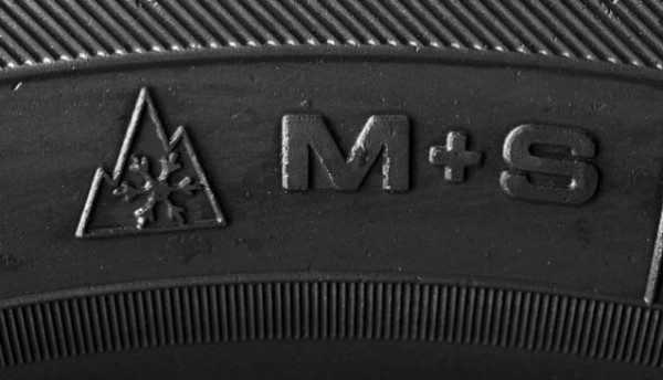 MS oznaka na gumi sa snježnom pahuljom