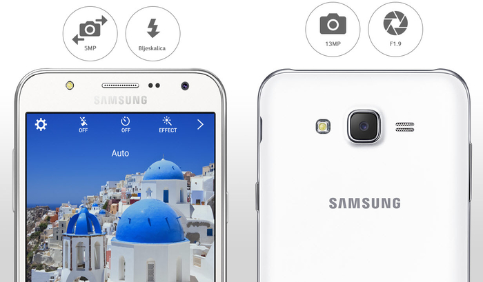Prednja i stražnja kamera Samsung Galaxy J5