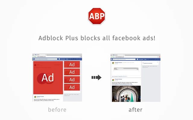 Google Chrome ekstenzija Ad Block Plus
