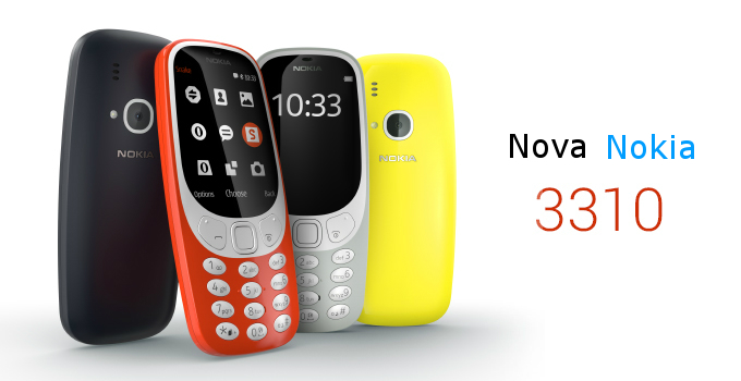 Nova Nokia 3310 u četiri boje