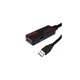 Roline USB3.2 Gen1 aktivni produžni kabel sa ponavljačem, 20m, crni 12.04.1072-5