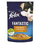 Felix hrana za mačke Fantastic s piletinom u želeu, 26 x 85 g