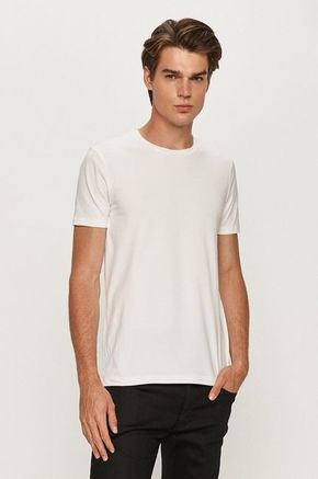 Hugo - Majica (2-pack) - bijela. Lagana Majica iz kolekcije Hugo. Model izrađen od tanke