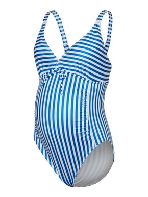 MAMALICIOUS Jednodijelni kupaći kostim 'Zaga' plava / bijela