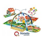 Dječja podloga za igru LIONELO, edikativni madrac + dvorac s igračkama Agnes