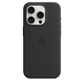 Maskica Apple iPhone 15 Pro Max Silicone Case with MagSafe Black