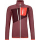 Ortovox Fleece Grid Jacket W Mountain Rose L Majica s kapuljačom na otvorenom