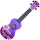 Mahalo Hibiscus Soprano ukulele Hibiscus Purple Burst