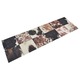 vidaXL Kuhinjski tepih perivi životinjska koža 60 x 180 cm baršunasti
