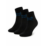 Set od 3 para unisex visokih čarapa Reebok R0255-SS24 (3-pack) Crna