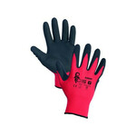 Obložene rukavice ALVAROS, crveno-crne, veličina 07