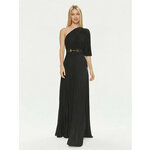 Elisabetta Franchi Večernja haljina AB-534-41E2-V680 Crna Regular Fit