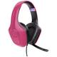 Trust GXT415P ZIROX igre Over Ear Headset žičani stereo ružičasta