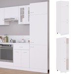 vidaXL Ormarić za hladnjak bijeli 60 x 57 x 207 cm od iverice