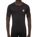 Muška kompresijska odjeća Hydrogen Second Skin Mesh T-Shirt - black/grey