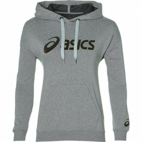 Ženski sportski pulover Asics Big Asics OTH Hoodie W - mid grey heather/dark grey