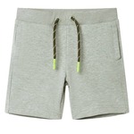 vidaXL Dječje kratke hlače s vezicom svijetle kaki prošarane 92