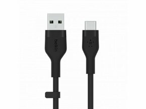 Belkin BOOST CHARGE Silicone cable USB-A to USB-C - 3M - Black