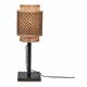 Crna/u prirodnoj boji stolna lampa s bambusovim sjenilom (visina 45 cm) Bhutan – Good&amp;Mojo