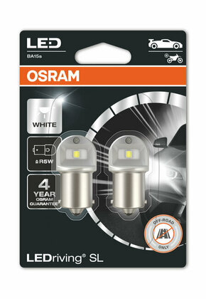 Osram LEDriving SL R5W (BA15S) LED žaruljeOsram LEDriving SL R5W (BA15S) LED bulbs BA15SR5W-SL6000-2