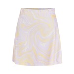 PIECES Suknja lavanda / žuta / bijela