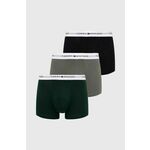 Tommy Hilfiger Underwear Bokserice 'Essential' noćno plava / bež siva / zelena / bijela
