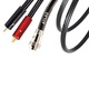 Atlas Cables - Hyper DIN (5pin) - Achromatic RCA 1:2 - 0,75m