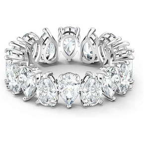 Swarovski - Prsten VITTORE - srebrna. Prsten iz kolekcije Swarovski. Elegantni model s ukrasom od kristala izrađen od metala.