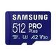 Samsung Pro Plus micro SDXC memorijska kartica, 512 GB (MB-MD512SA/EU)