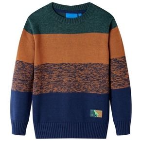 VidaXL Dječji džemper pleteni šareni 116