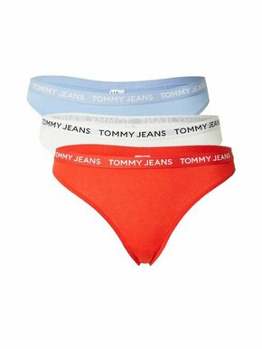 Tommy Jeans Tanga gaćice svijetloplava / crvena / crna / bijela