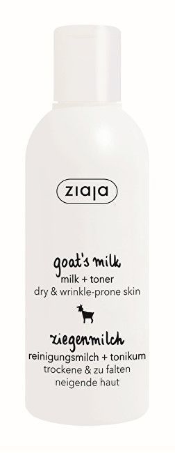Ziaja Goat's Milk mlijeko za čišćenje + tonik za lice 2 u 1 200 ml