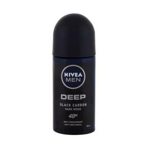 Nivea Men Deep Black Carbon 48H roll-on antiperspirant 50 ml za muškarce
