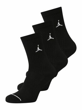 Jordan Sportske čarape crna / bijela