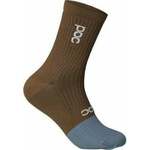 POC Flair Sock Mid Jasper Brown/Calcite Blue M Biciklistički čarape