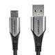USB 2.0 A na Micro-B 3A kabel 0,25 m Vention COAHC sivi
