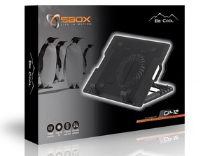 Stalak za notebook računala do 17.3" - Black SBOX Cooling Pad CP-12